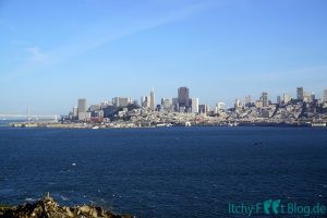 Sicht auf San Francisco von ALcatraz Island