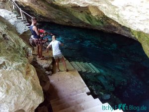 Mexiko Cenote Eingang Little Brother